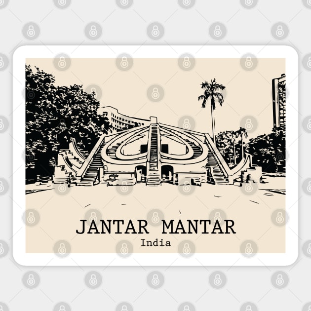 Jantar Mantar - India Magnet by Lakeric